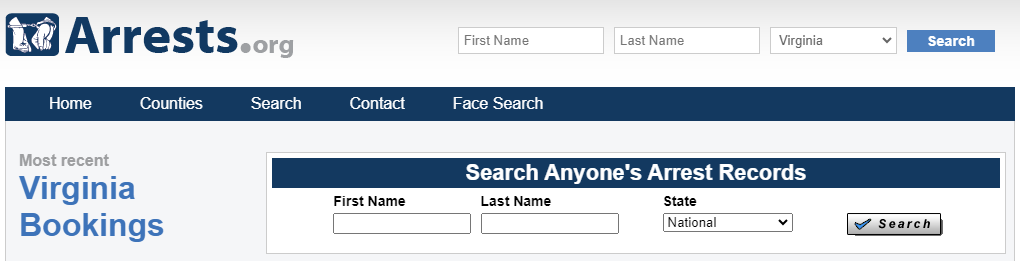 Virginia.arrests.org